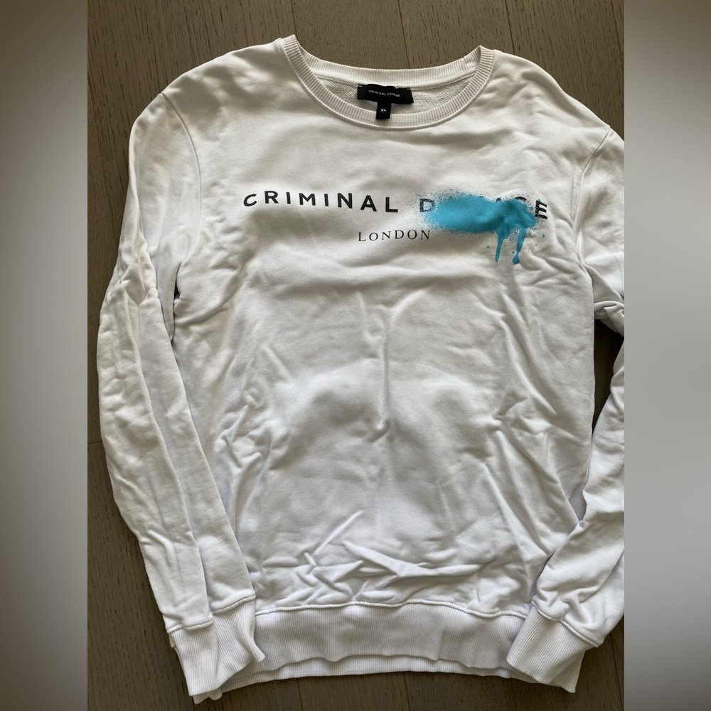 Criminal Damage sweater from the UK. Size XL.